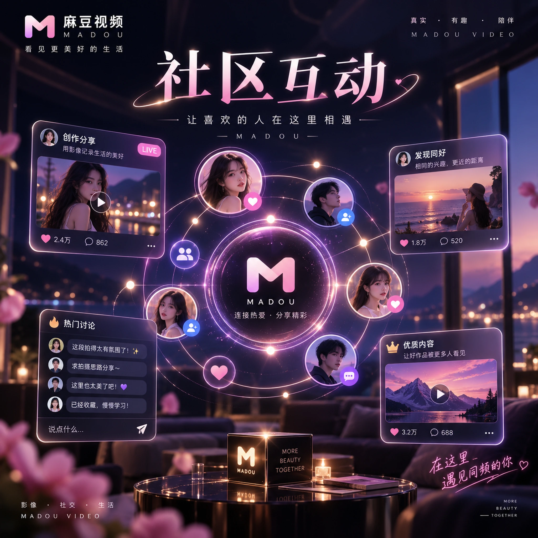 旧物市场的唱片摊